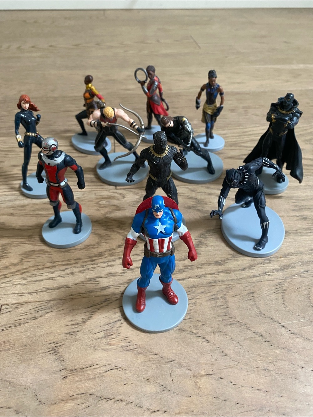 Disney Marvel Avengers Figures Set of 11 Cake Topper Figurines Like New